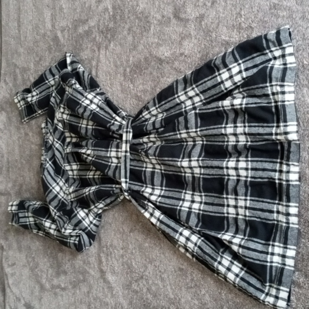 KLING plaid tie waist shirt dress - Picture 8 of 8